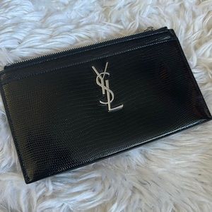 Ysl wallet zipper clutch